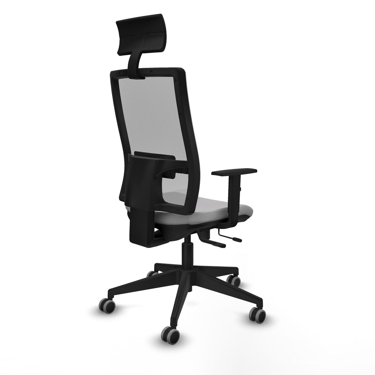 Silla de Oficina con Cabecero Piqueras y Crespo 1D066G1 Gris claro