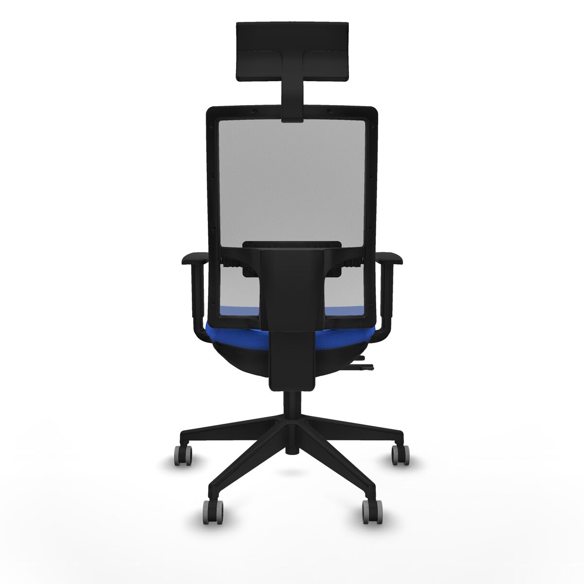 Silla de Oficina con Cabecero Piqueras y Crespo 1D066G1 Azul