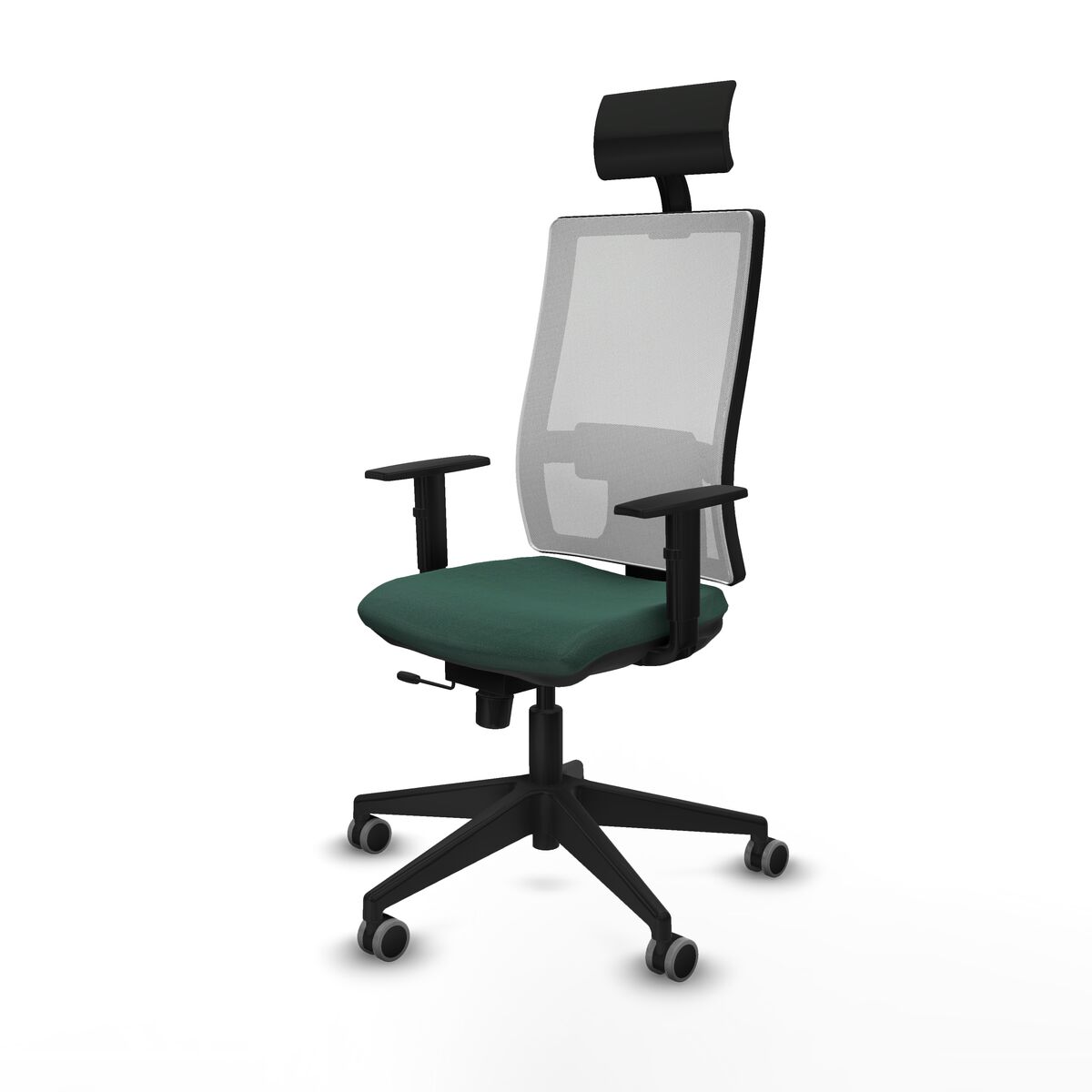 Silla de Oficina con Cabecero Piqueras y Crespo 1D066G1 Verde