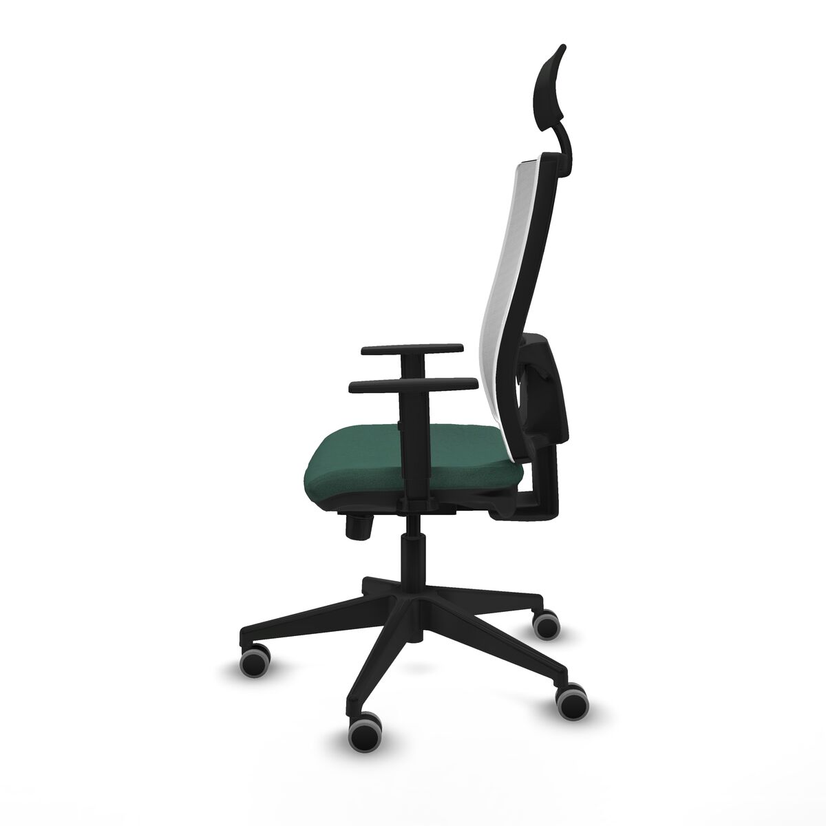 Silla de Oficina con Cabecero Piqueras y Crespo 1D066G1 Verde