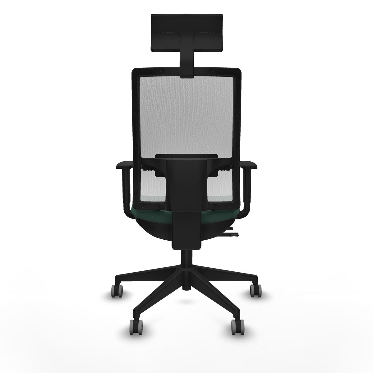 Silla de Oficina con Cabecero Piqueras y Crespo 1D066G1 Verde