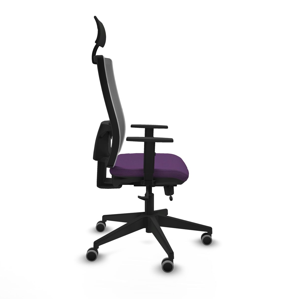 Silla de Oficina con Cabecero Piqueras y Crespo 1D066G1 Morado