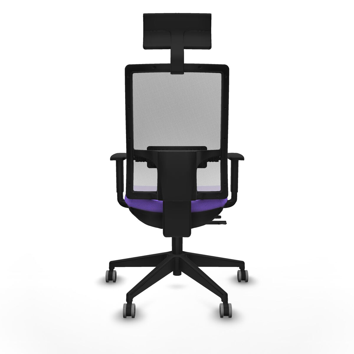 Silla de Oficina con Cabecero Piqueras y Crespo 1D066G1 Lila