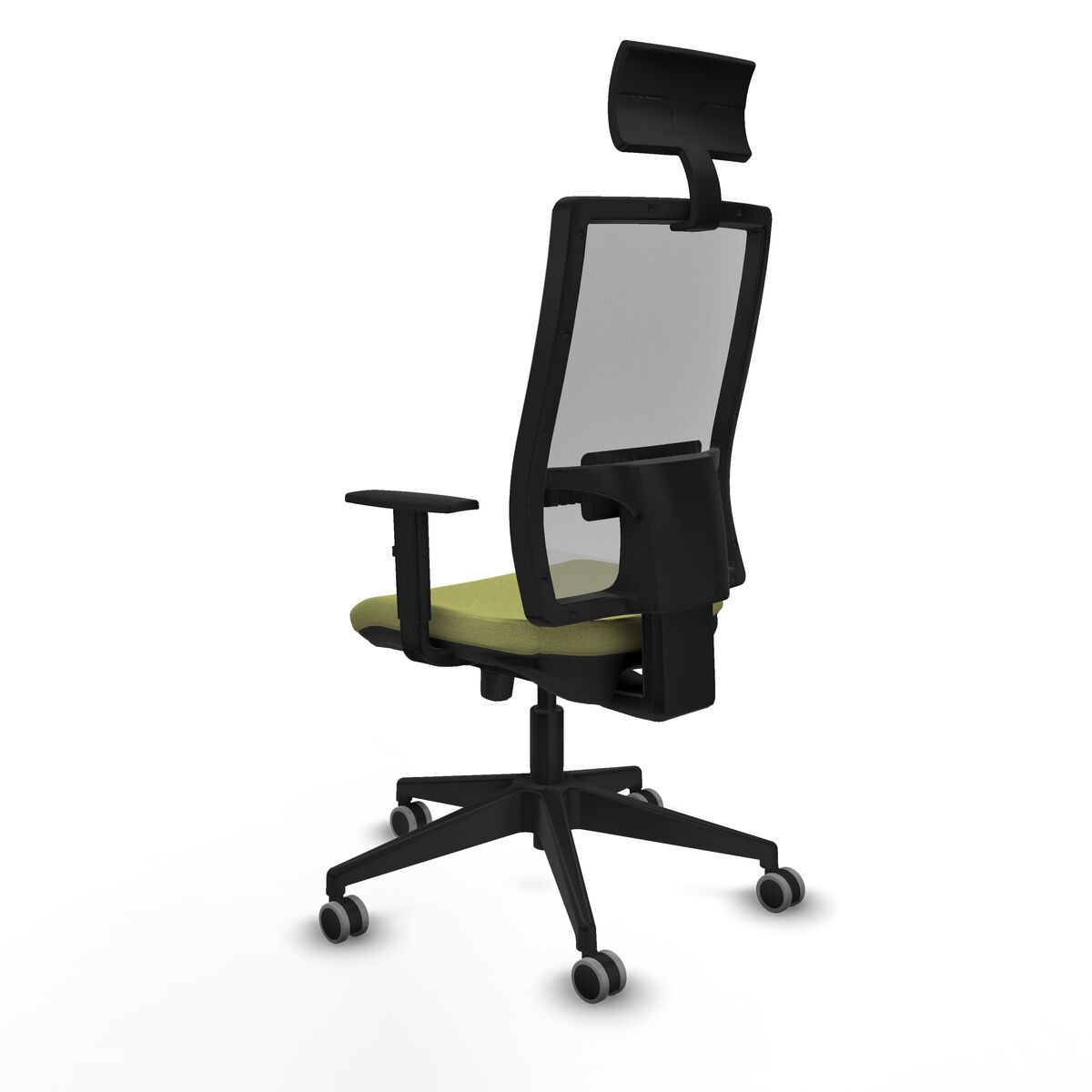 Silla de Oficina con Cabecero Piqueras y Crespo 1D066G1 Verde