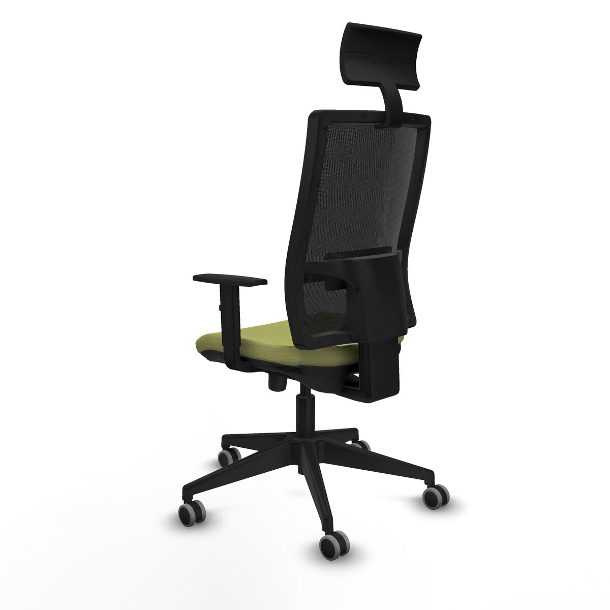 Silla de Oficina con Cabecero Piqueras y Crespo 1D066G1 Verde