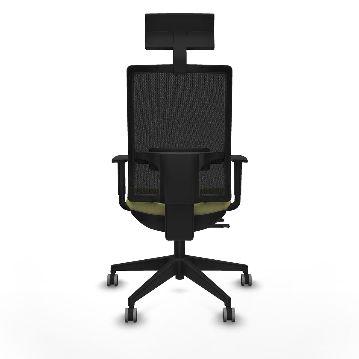 Silla de Oficina con Cabecero Piqueras y Crespo 1D066G1 Verde