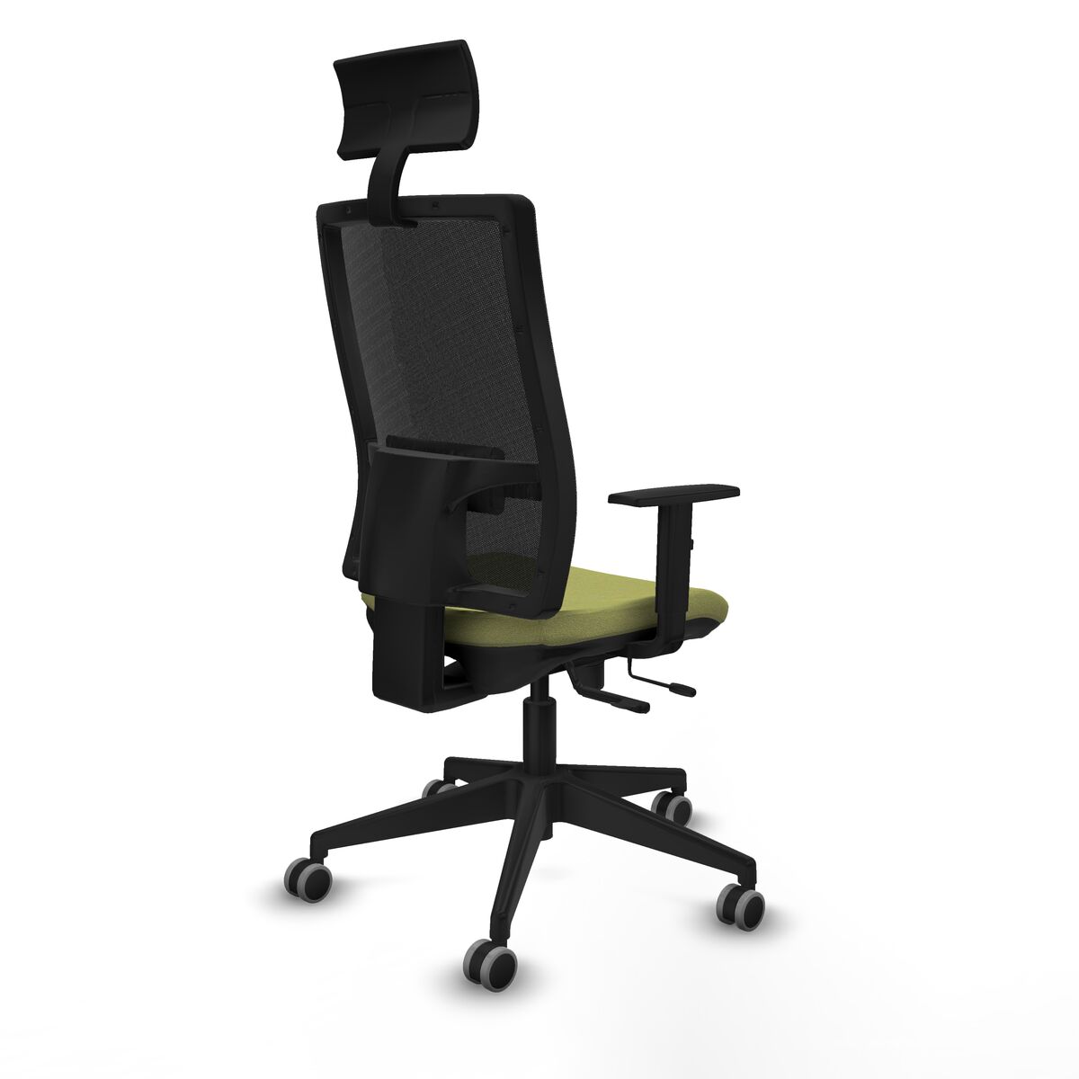 Silla de Oficina con Cabecero Piqueras y Crespo 1D066G1 Verde