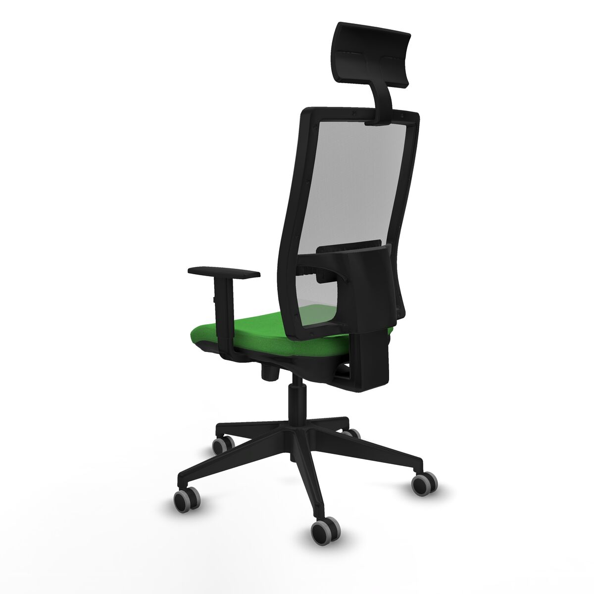 Silla de Oficina con Cabecero Piqueras y Crespo 1D066G1 Verde