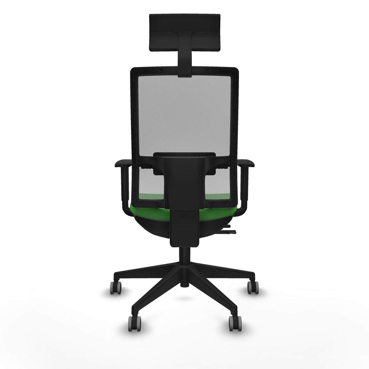 Silla de Oficina con Cabecero Piqueras y Crespo 1D066G1 Verde