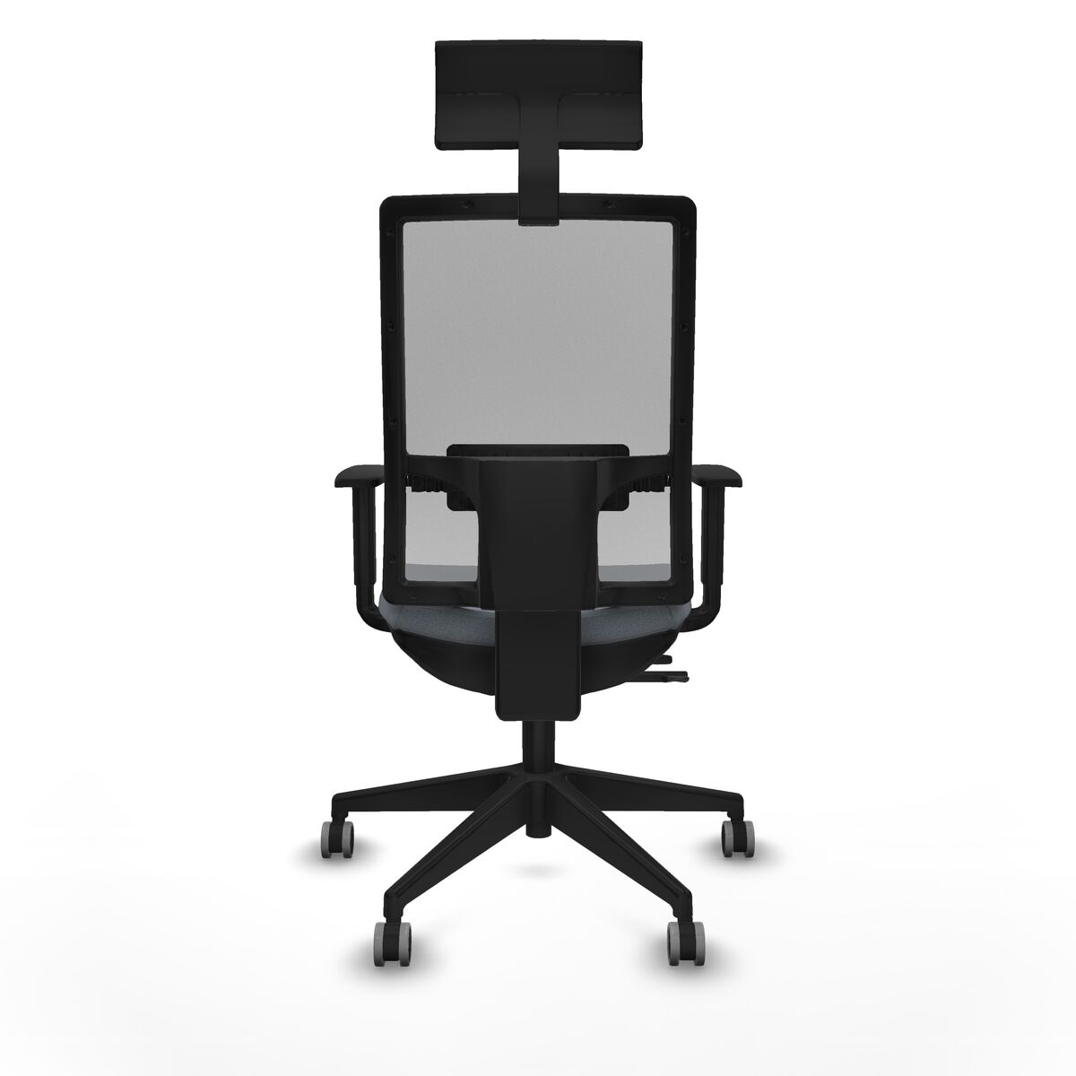 Silla de Oficina con Cabecero Piqueras y Crespo 1D066G1 Gris