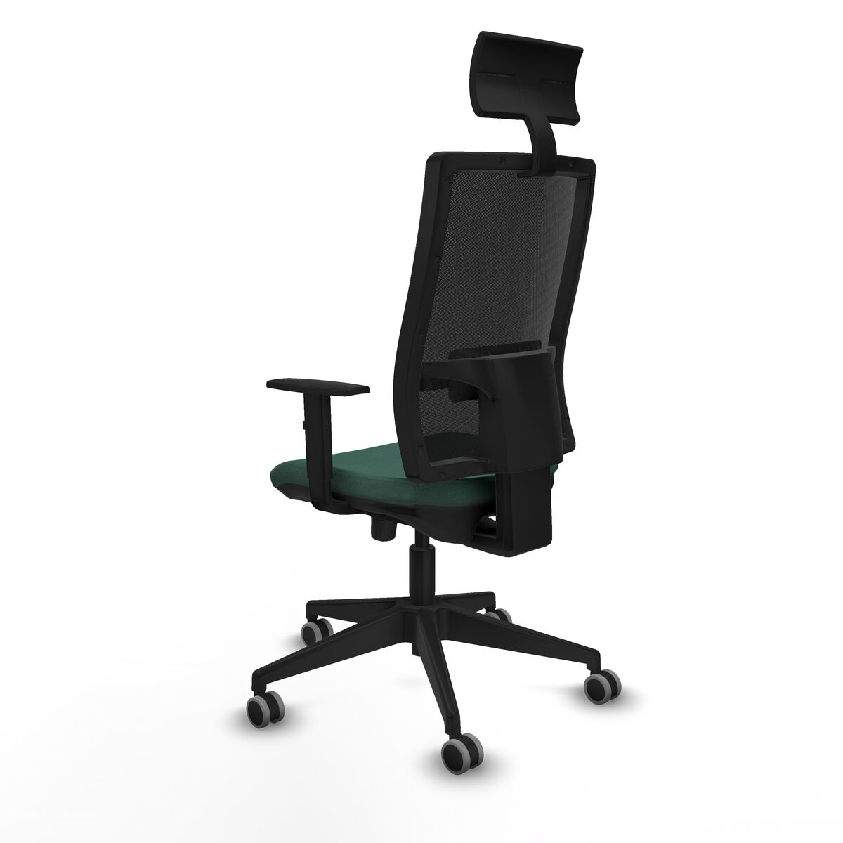 Silla de Oficina con Cabecero Piqueras y Crespo 1D066G1 Verde