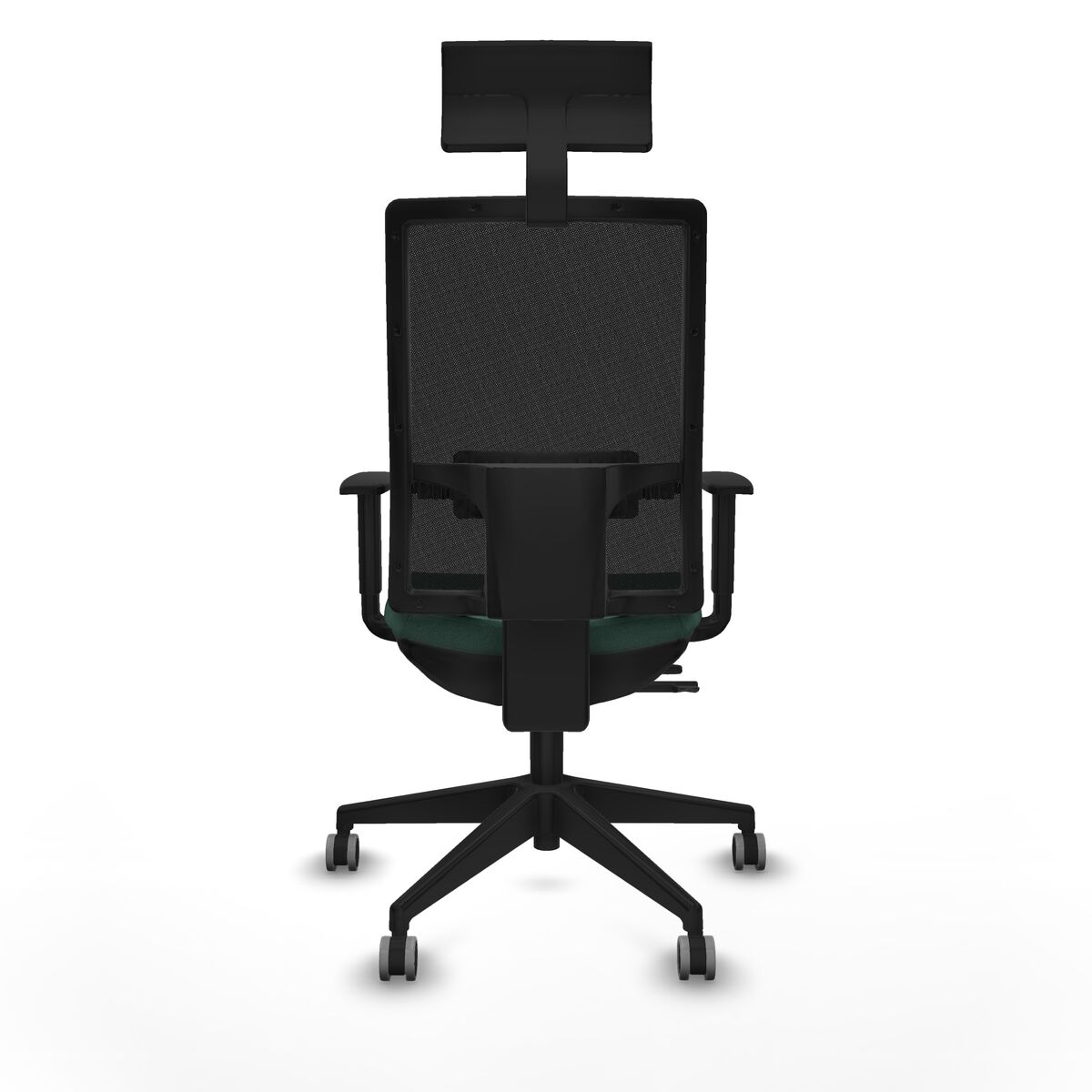 Silla de Oficina con Cabecero Piqueras y Crespo 1D066G1 Verde