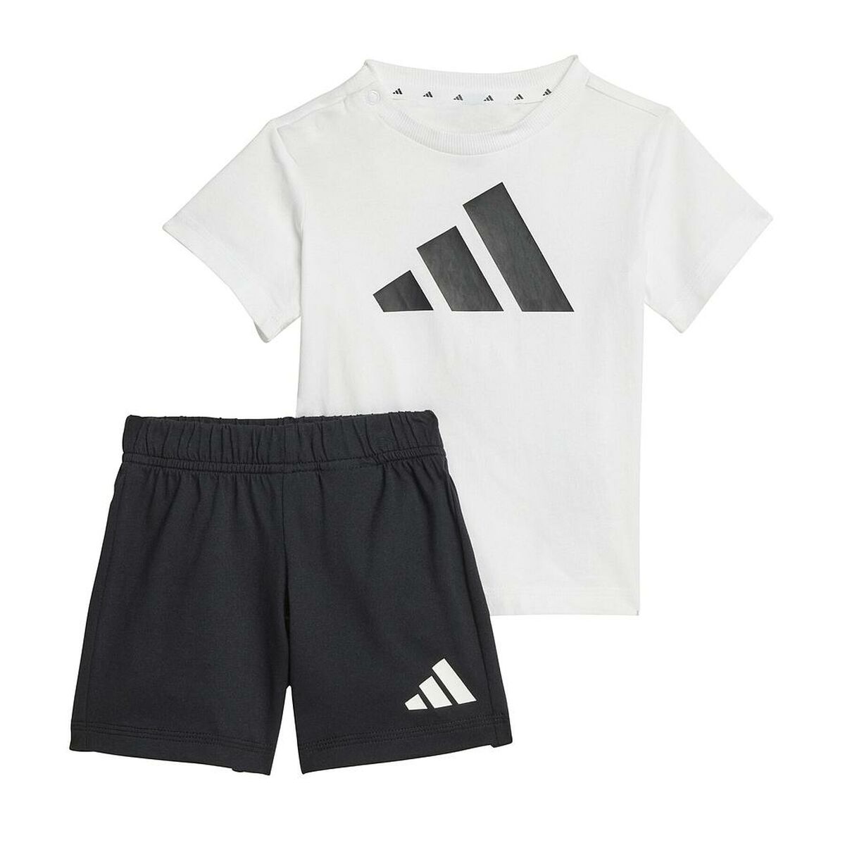 Conjunto Deportivo para Bebé Adidas I BL T-SET 160 JE1388 Blanco