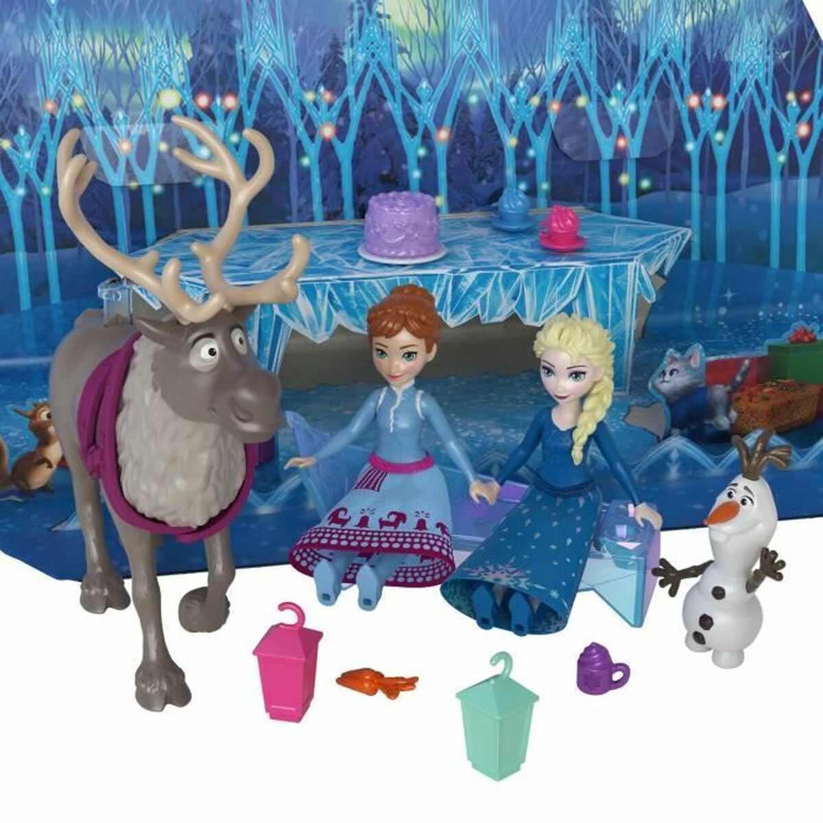 Calendario de Adviento Frozen HWX20 Plástico