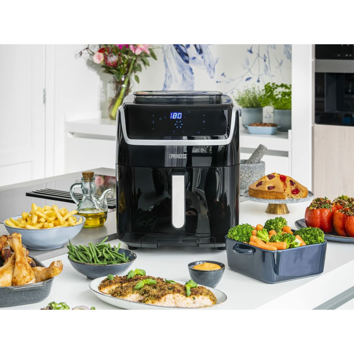 Freidora de Aire Princess 871301609842901.182080.01.001 1700 W Negro