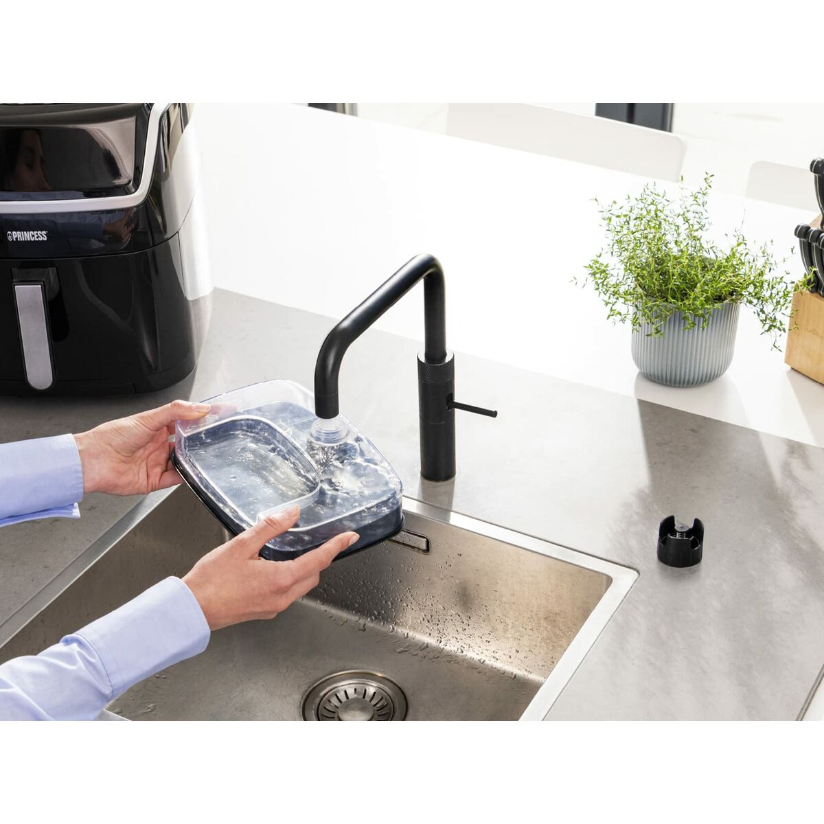 Freidora de Aire Princess 871301609842901.182080.01.001 1700 W Negro