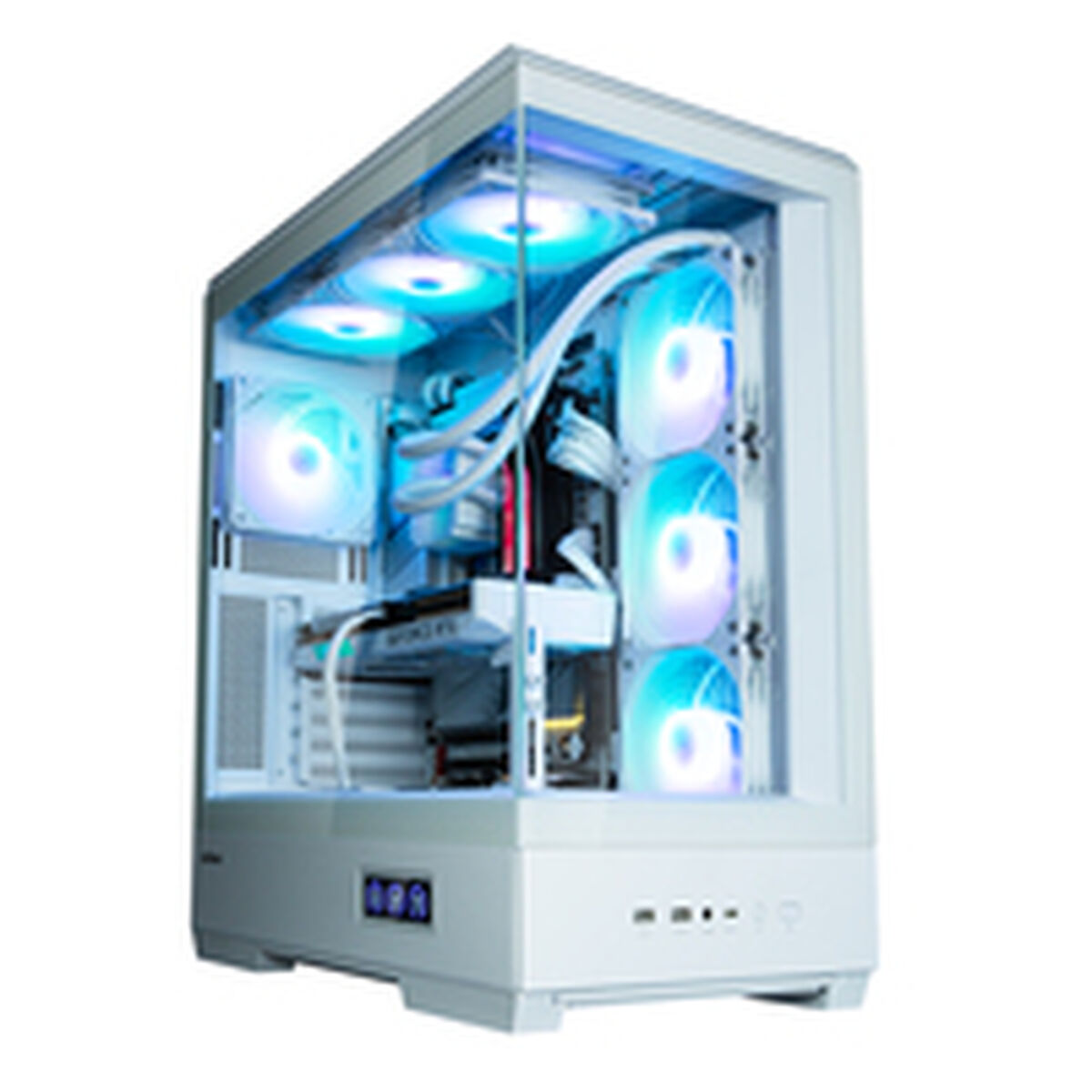 Caja Semitorre ATX Zalman P50 DS Blanco