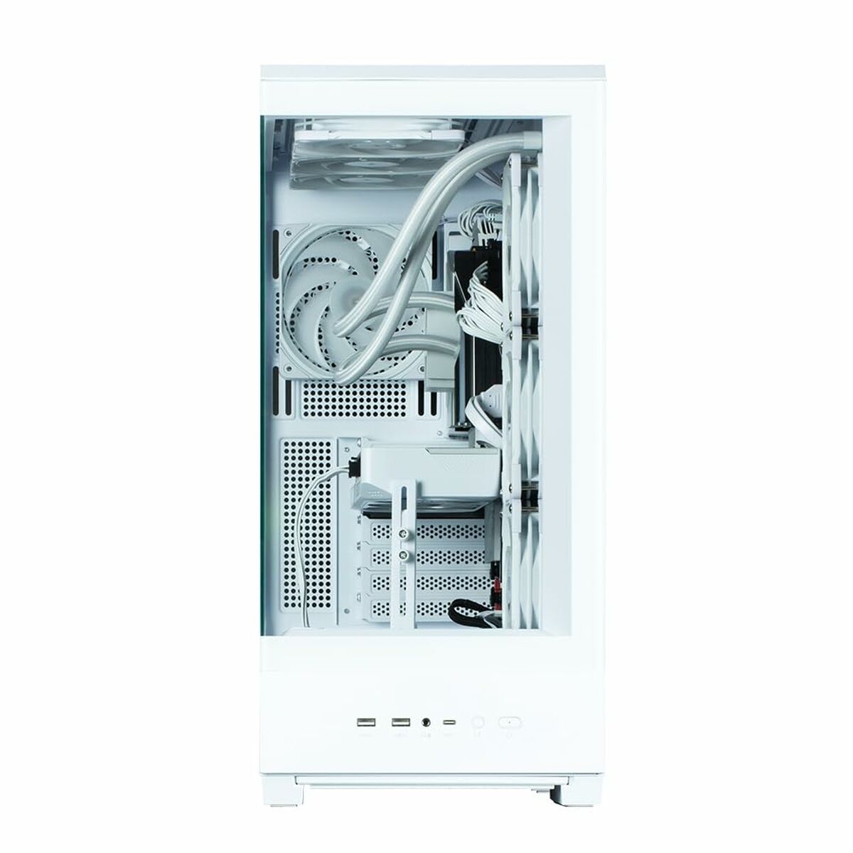 Caja Semitorre ATX Zalman P50 DS Blanco