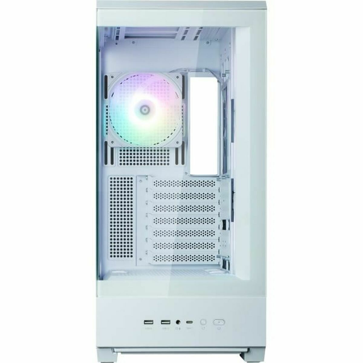 Caja Semitorre ATX Zalman P50 DS Blanco