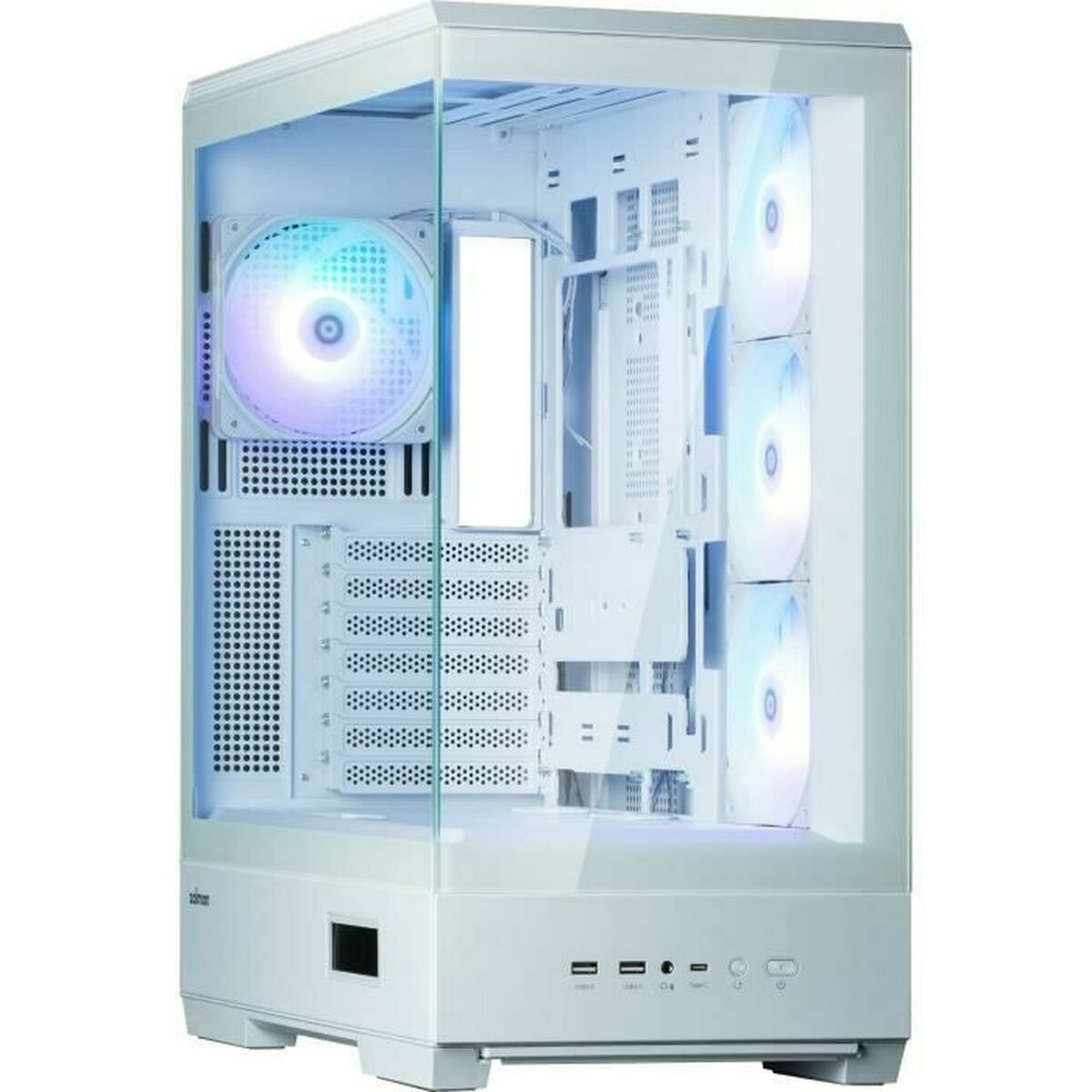Caja Semitorre ATX Zalman P50 DS Blanco