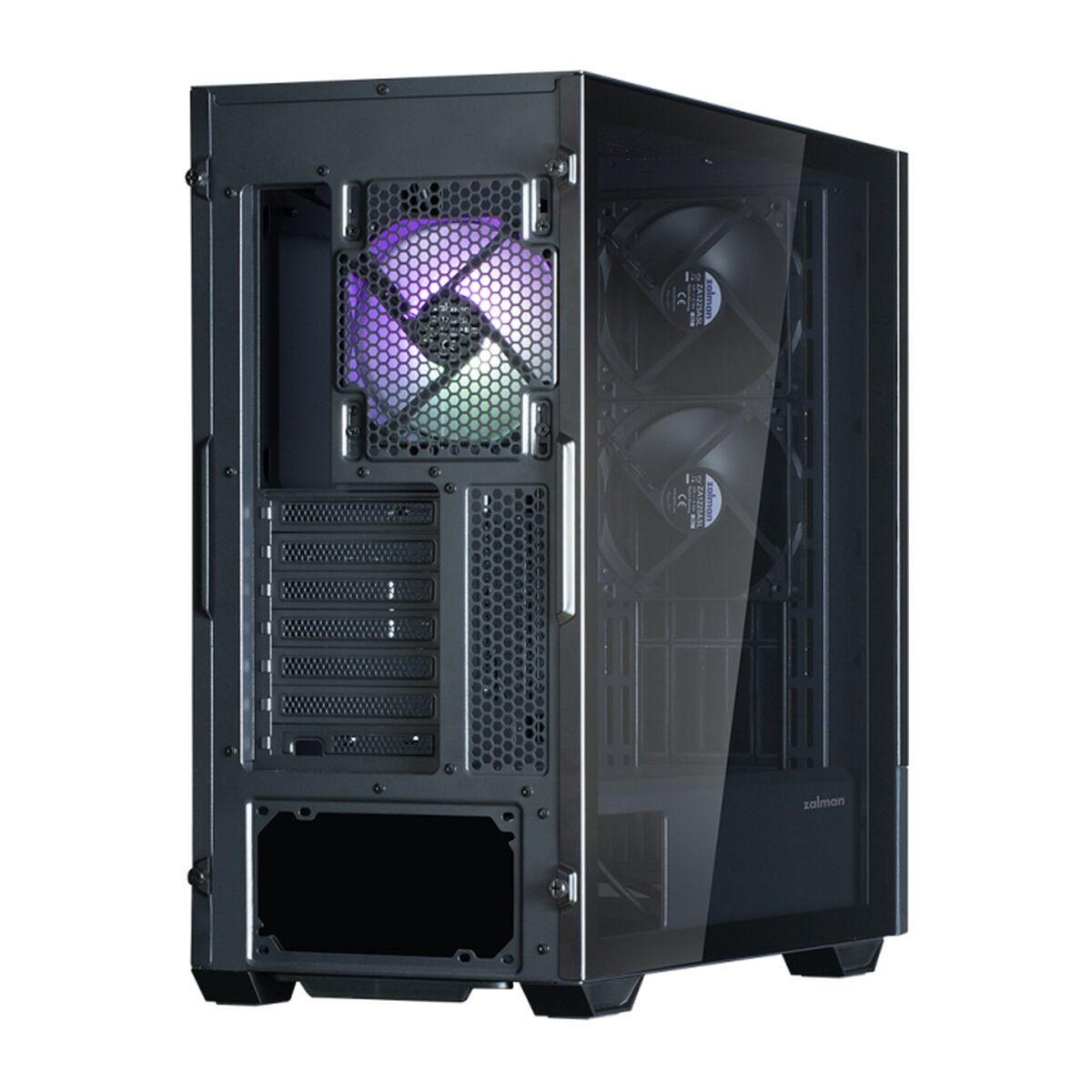 Caja Semitorre ATX Zalman Z10 DS BLACK Negro