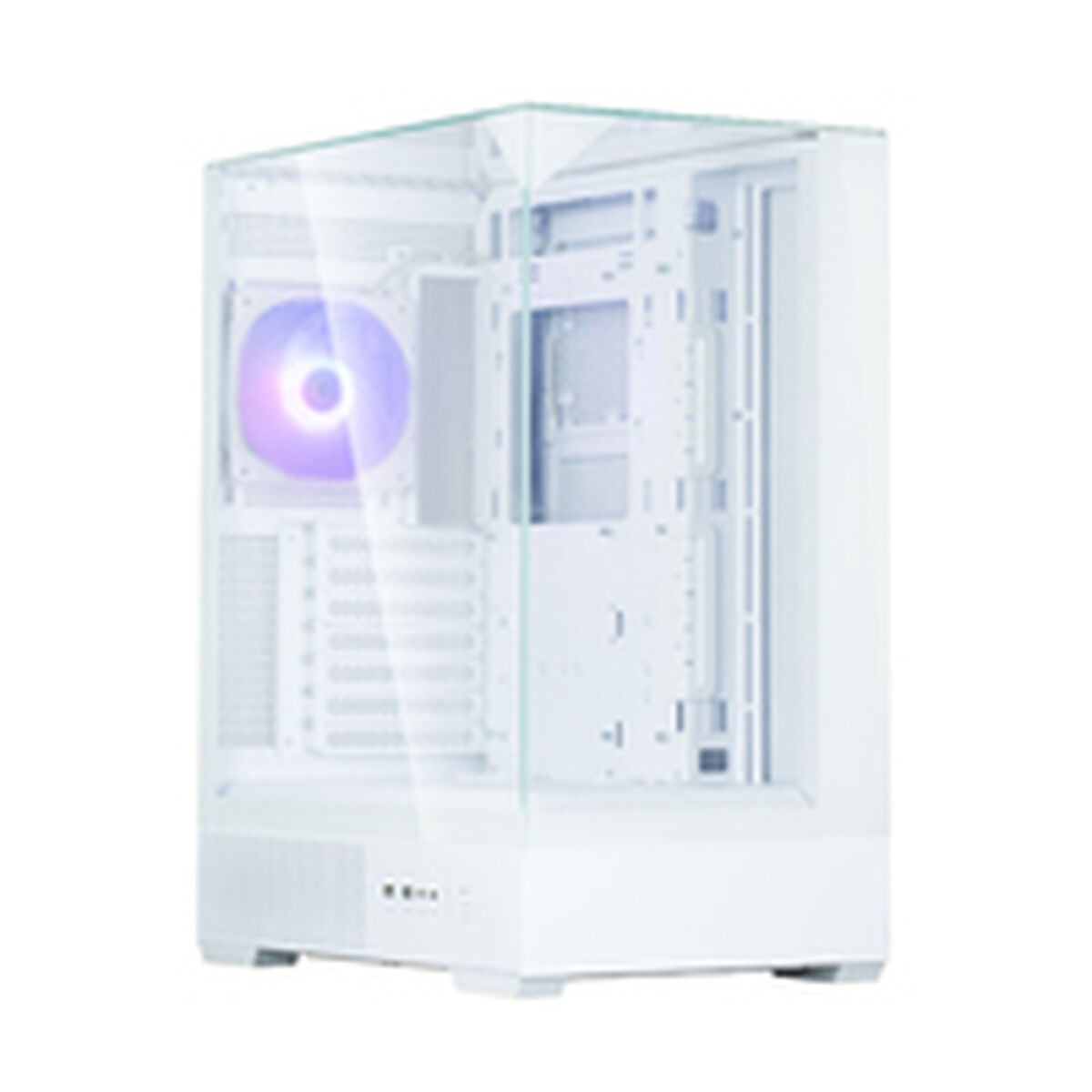 Caja Semitorre ATX Zalman P40 PRISM WHITE Blanco