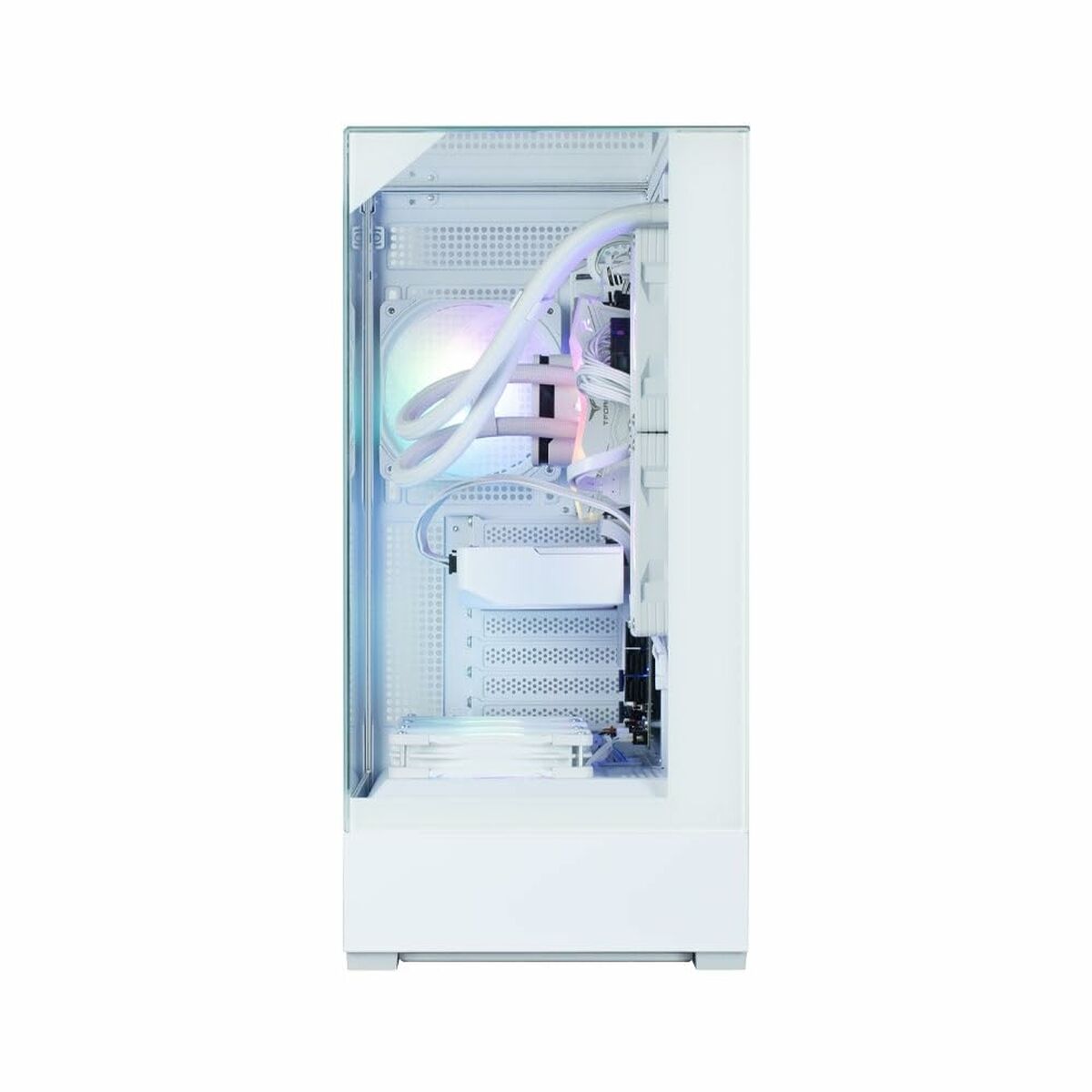 Caja Semitorre ATX Zalman P40 PRISM WHITE Blanco