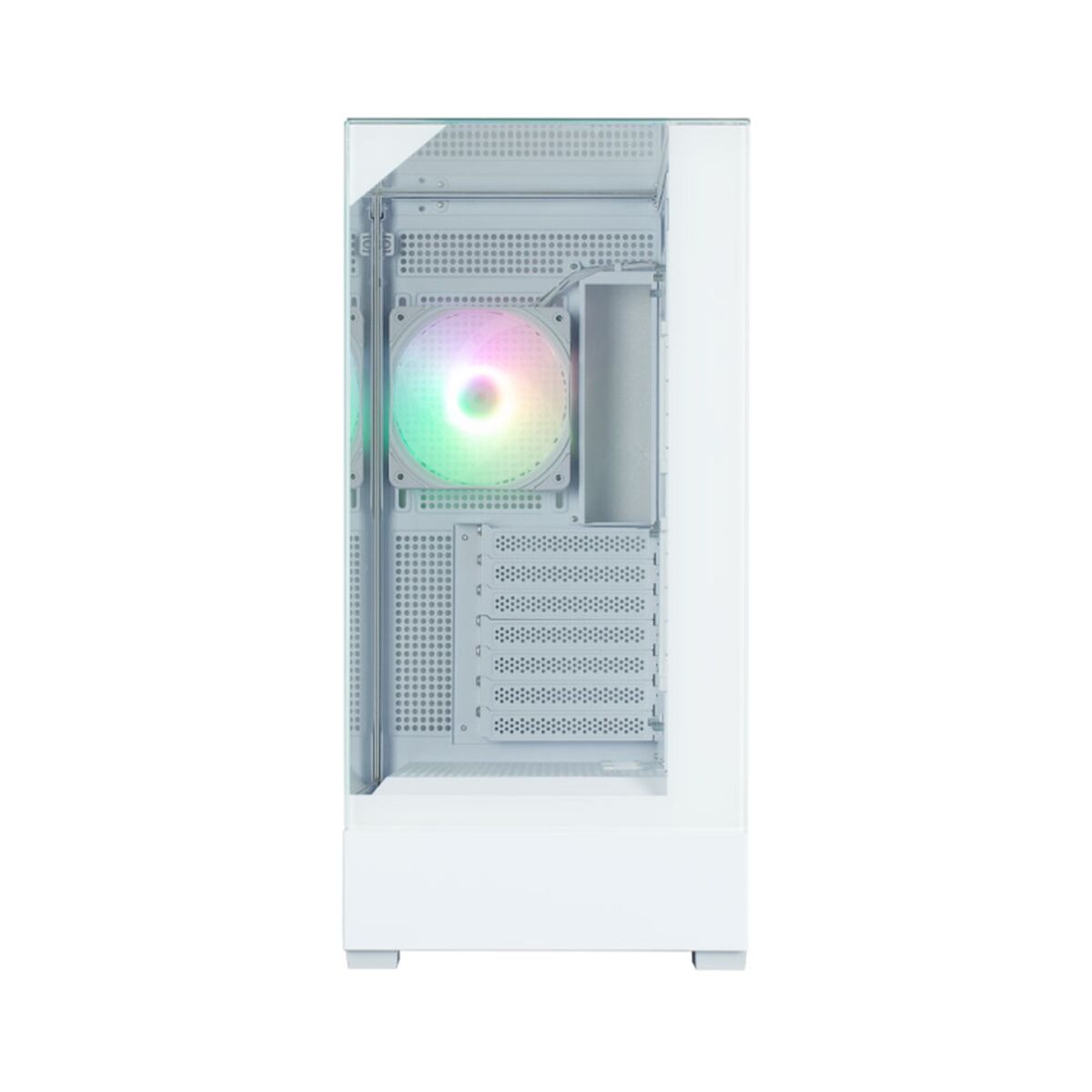Caja Semitorre ATX Zalman P40 PRISM WHITE Blanco