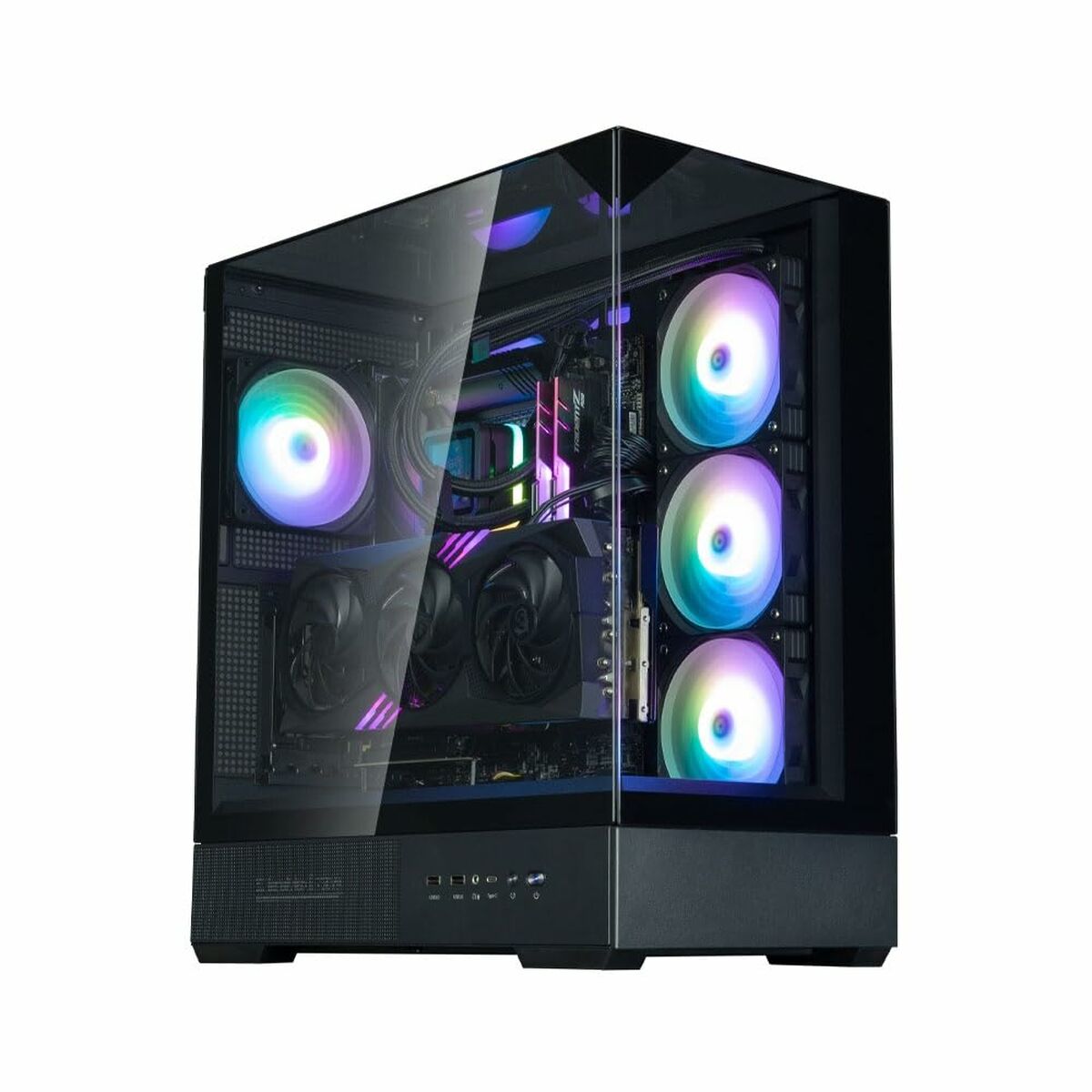 Caja Semitorre ATX Zalman P40 PRISM BLACK Negro
