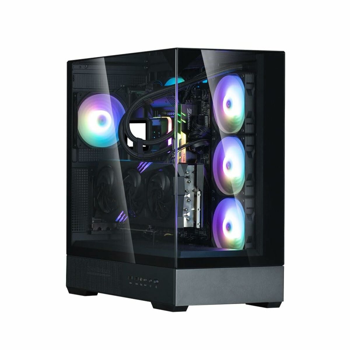 Caja Semitorre ATX Zalman P40 PRISM BLACK Negro