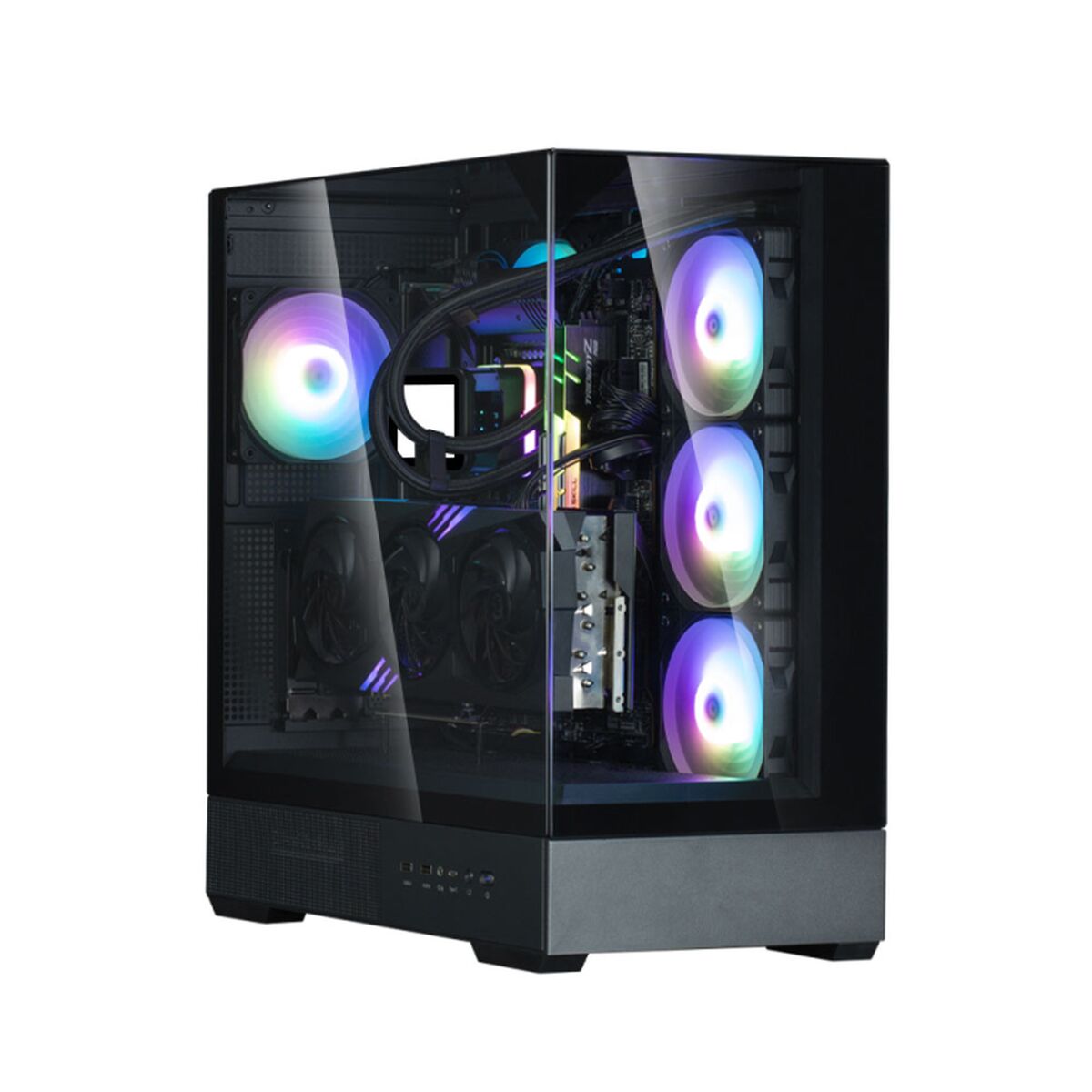 Caja Semitorre ATX Zalman P40 PRISM BLACK Negro