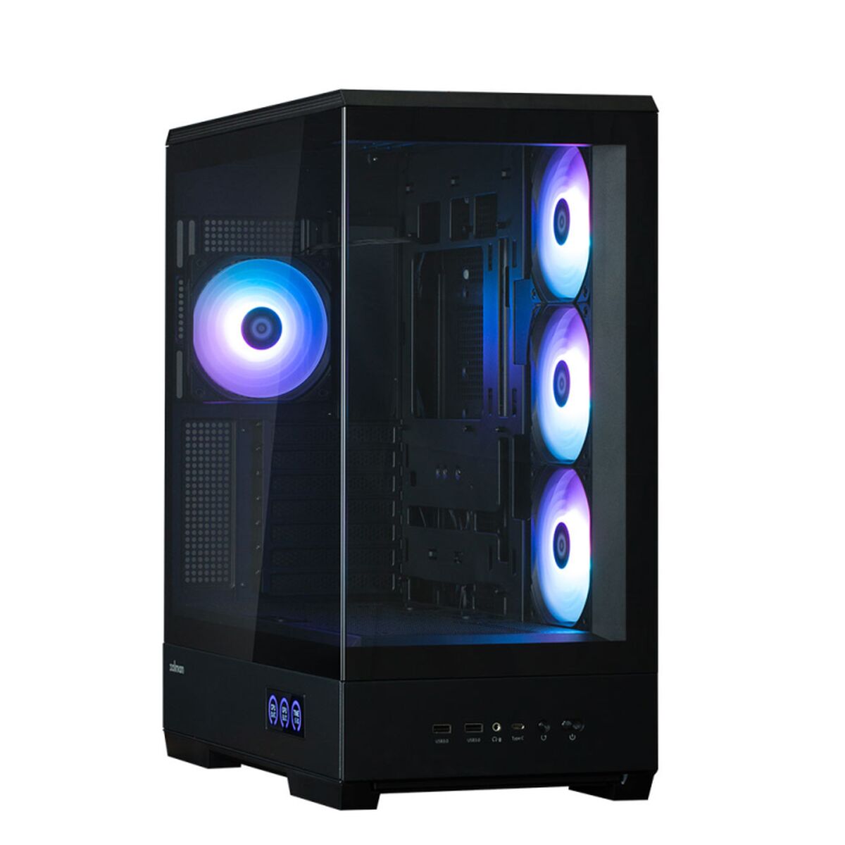 Caja Semitorre ATX Zalman P50 DS BLACK Negro