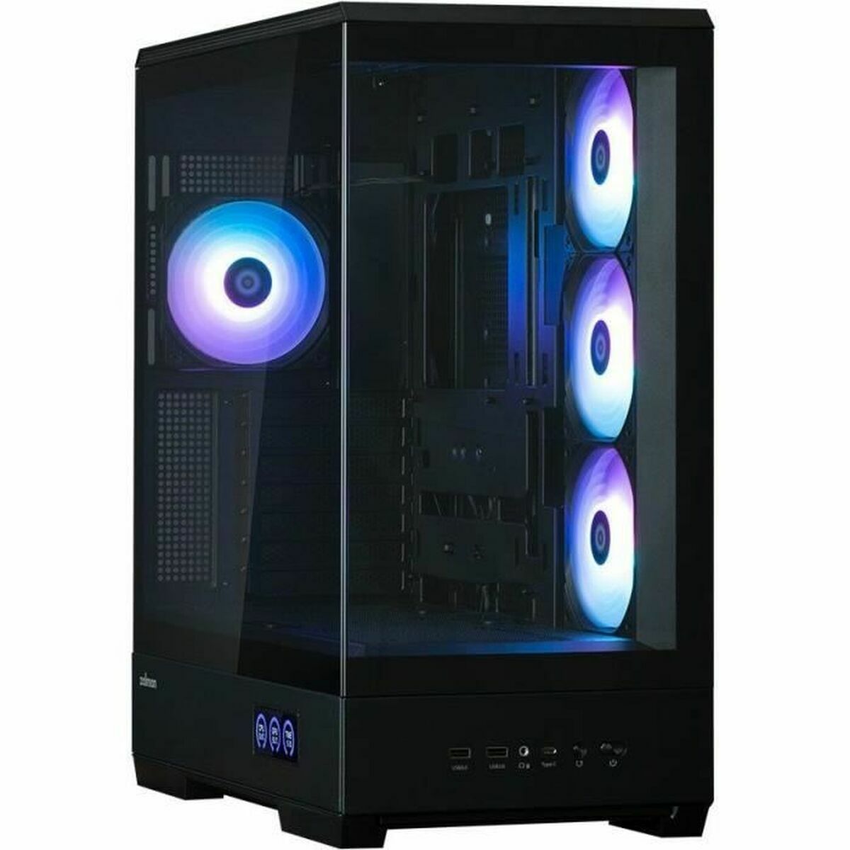 Caja Semitorre ATX Zalman P50 DS BLACK Negro