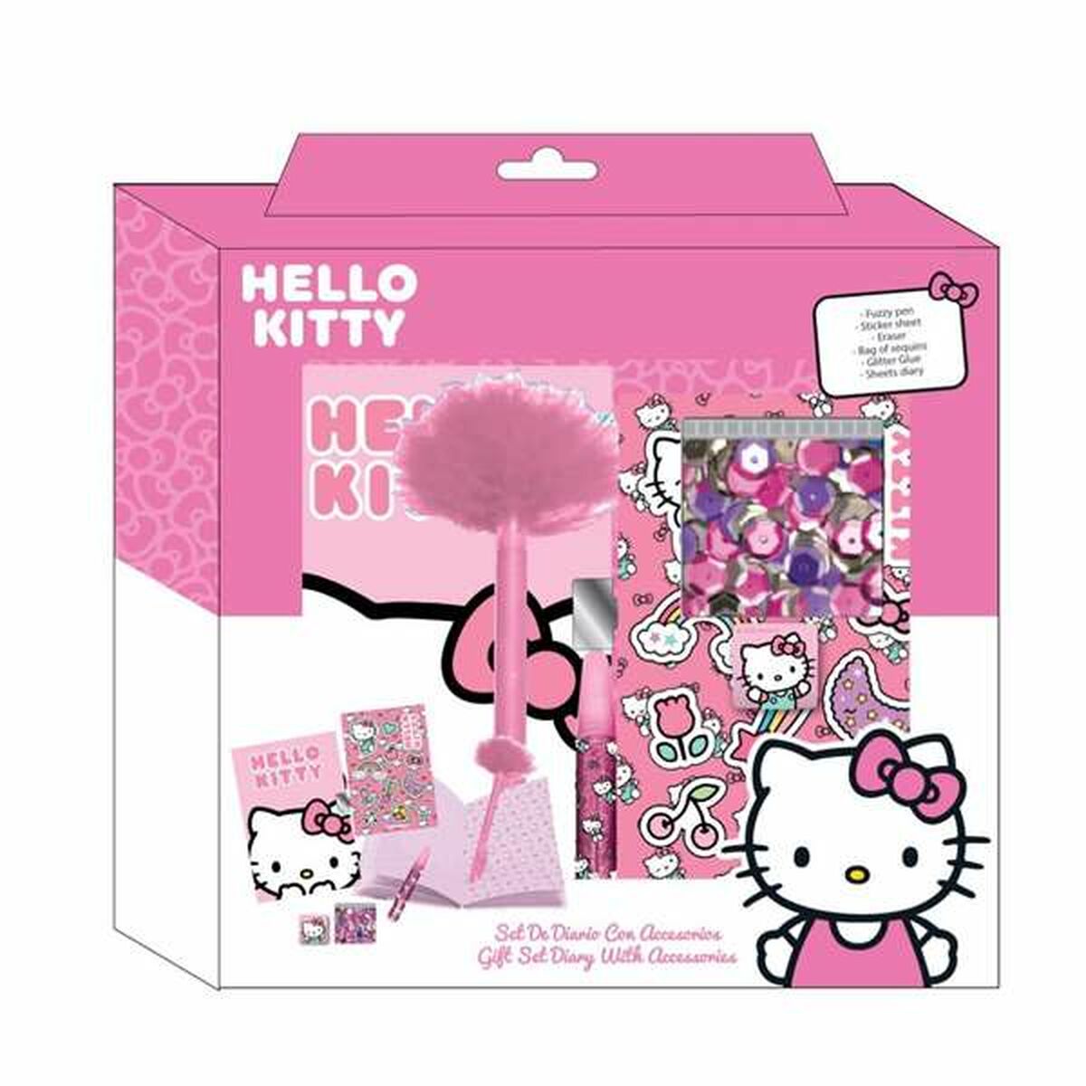 Set de Papelería Hello Kitty Multicolor