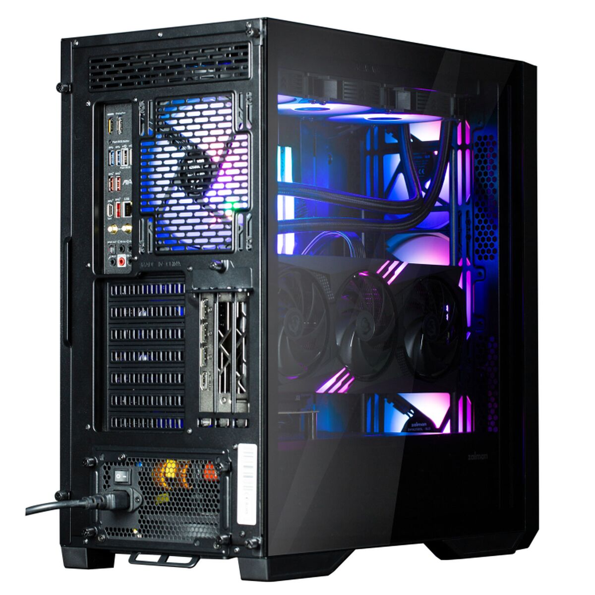 Caja Semitorre ATX Zalman Z9 ICEBERG MS BLACK Negro