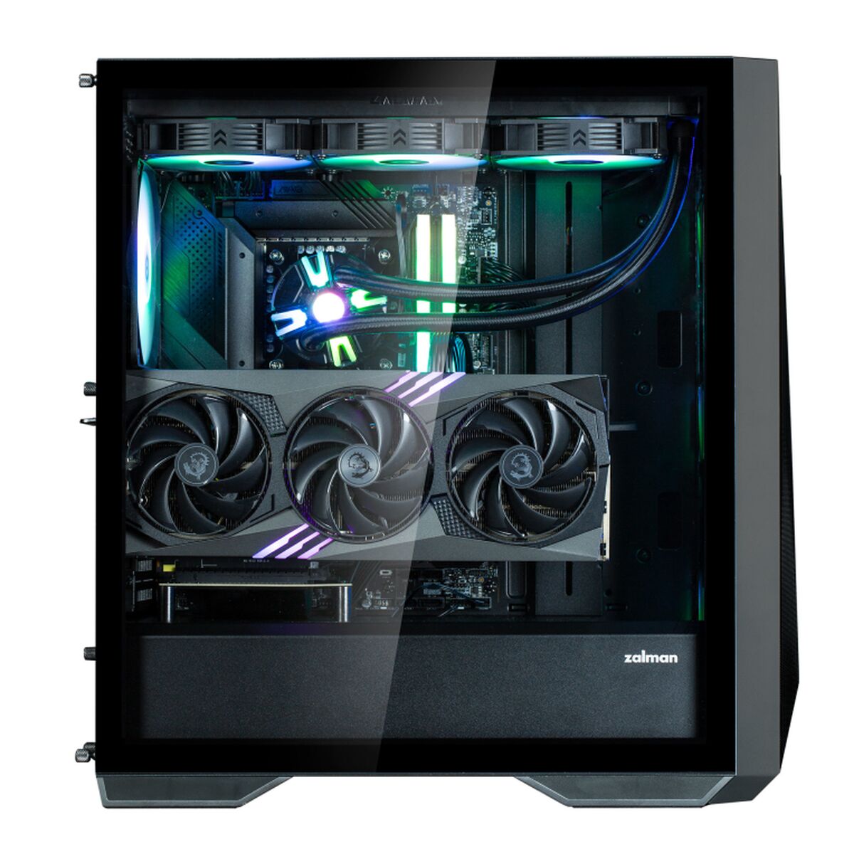 Caja Semitorre ATX Zalman Z9 ICEBERG MS BLACK Negro
