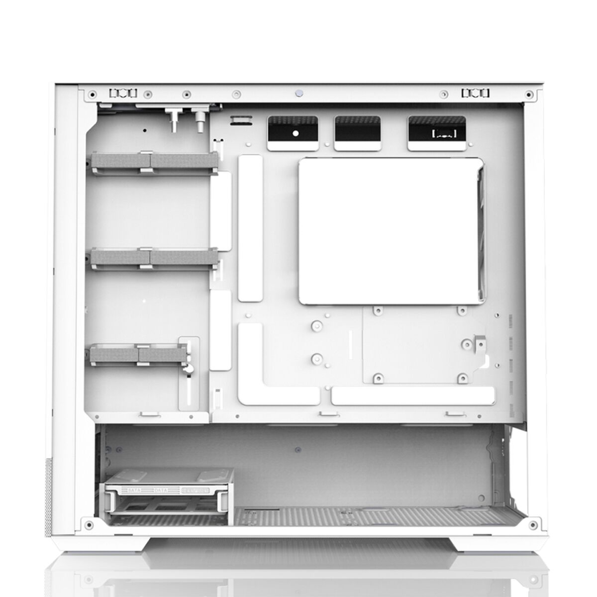 Caja Semitorre Micro ATX / Mini ITX / ATX Zalman P30 AIR WHITE Blanco