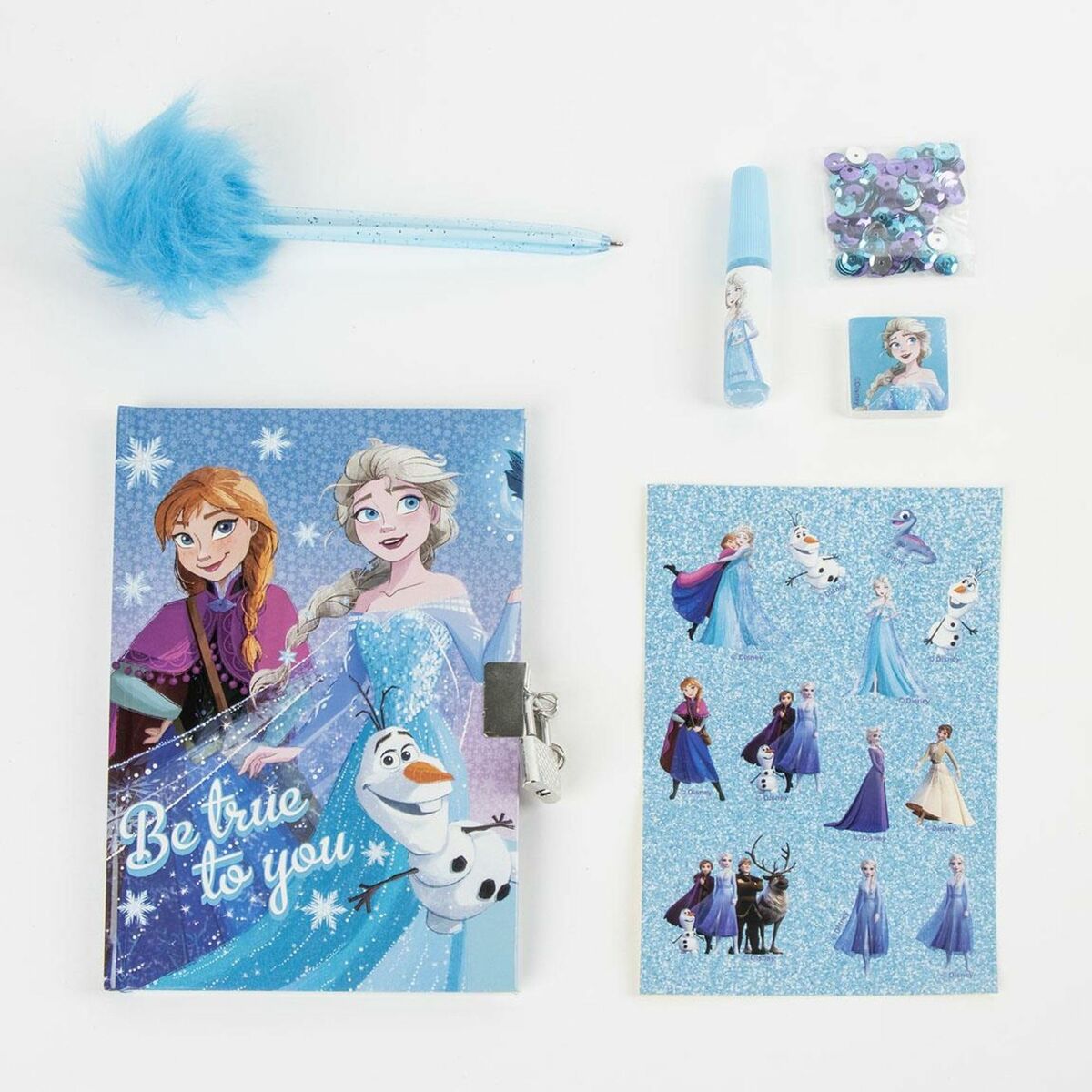 Set de Papelería Frozen Multicolor