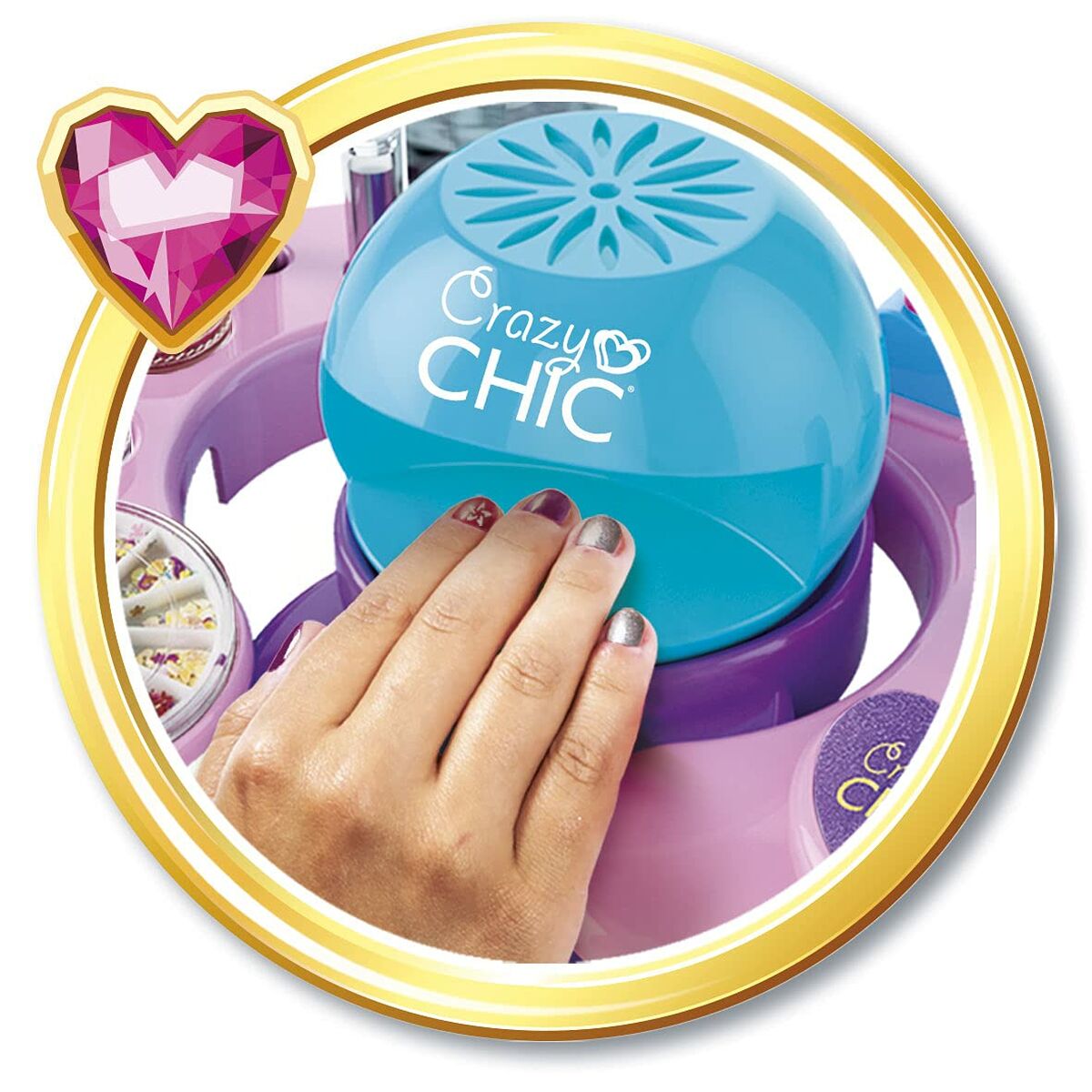 Set de Maquillaje Infantil Clementoni COOL NAILS 38,5 x 28,5 x 7,8 cm