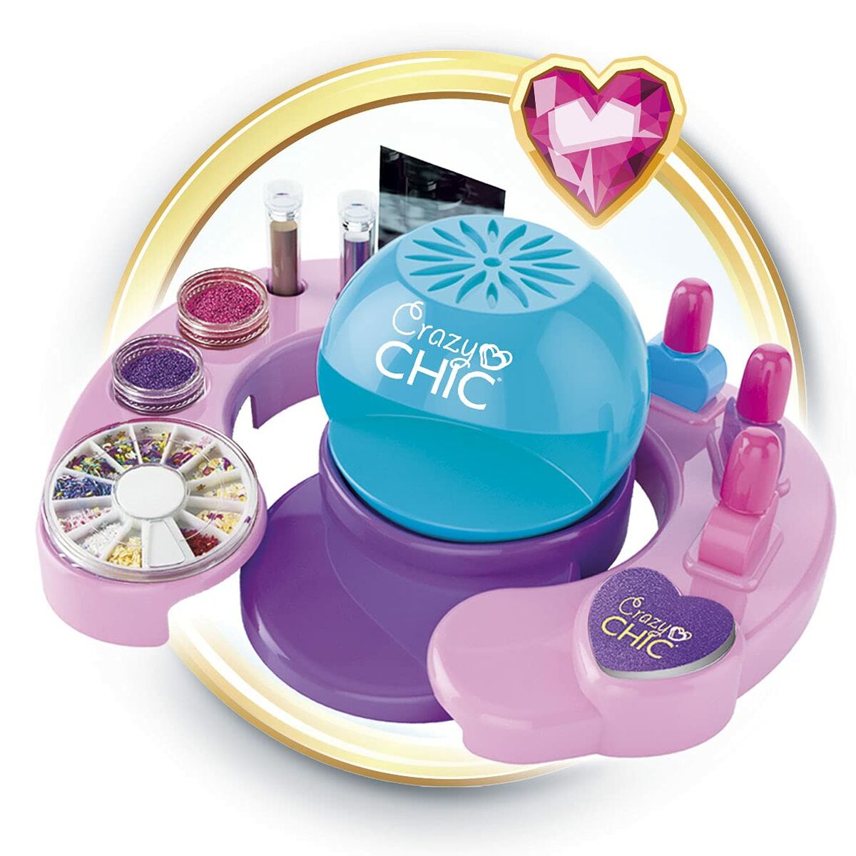 Set de Maquillaje Infantil Clementoni COOL NAILS 38,5 x 28,5 x 7,8 cm