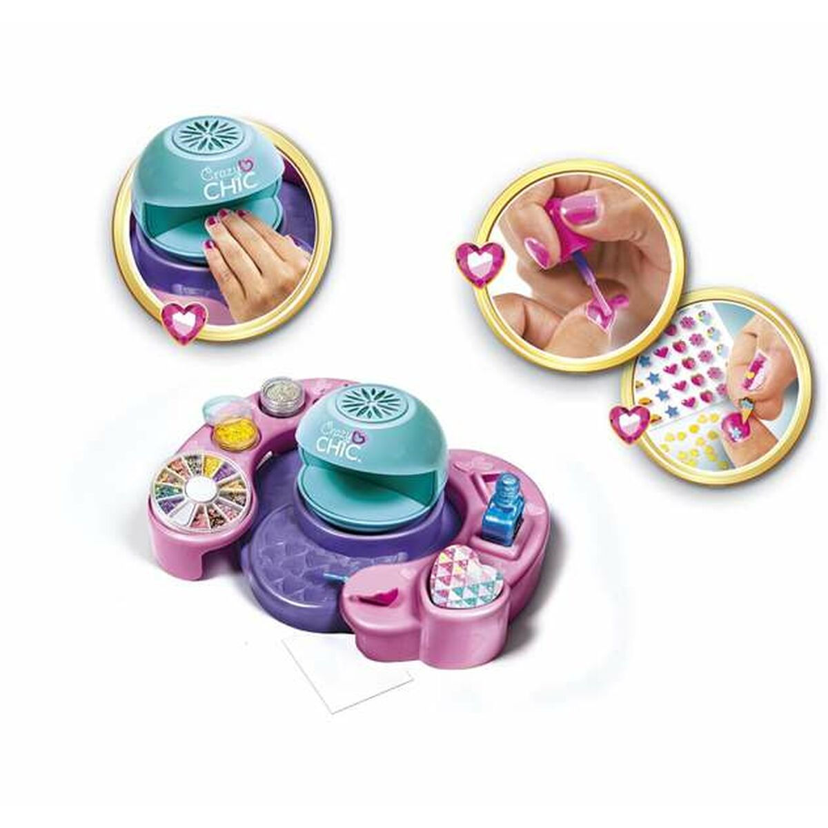 Set de Maquillaje Infantil Clementoni COOL NAILS 38,5 x 28,5 x 7,8 cm