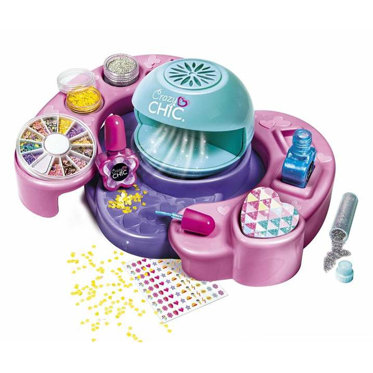 Set de Maquillaje Infantil Clementoni COOL NAILS 38,5 x 28,5 x 7,8 cm