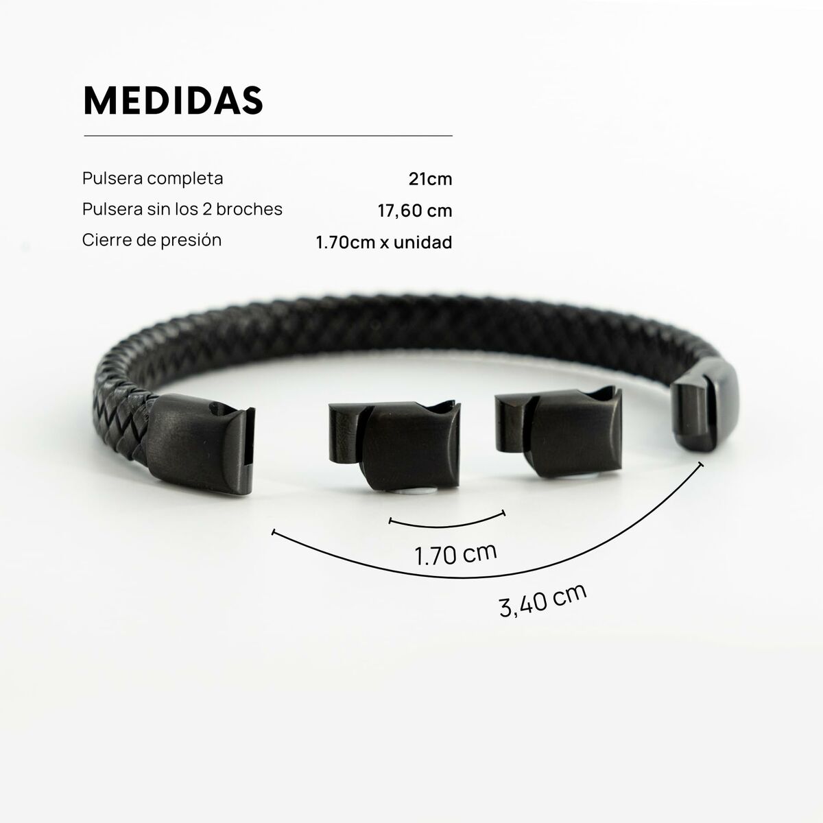 Pulsera Hombre Radiant RH000297 Negro
