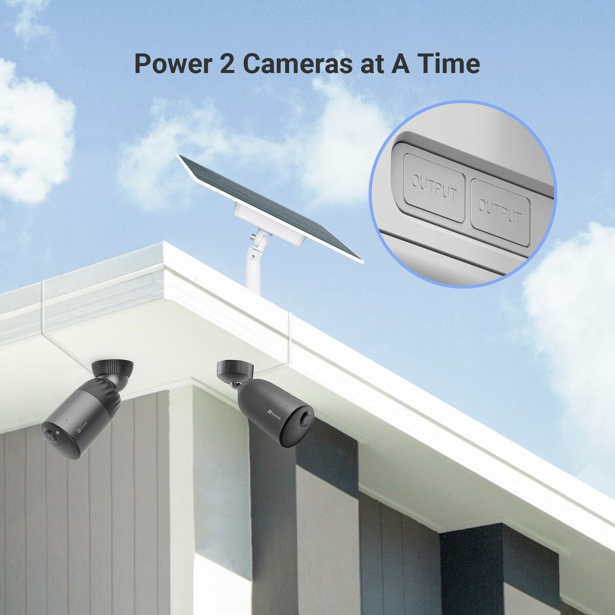 Panel solar fotovoltaico Ezviz 12 W