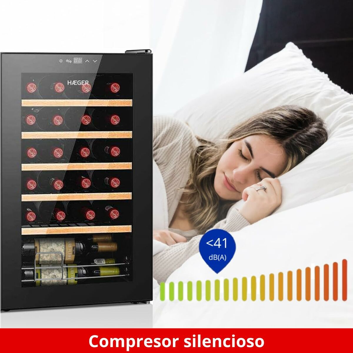 Enfriador de Botellas Haeger WC-24B.006A