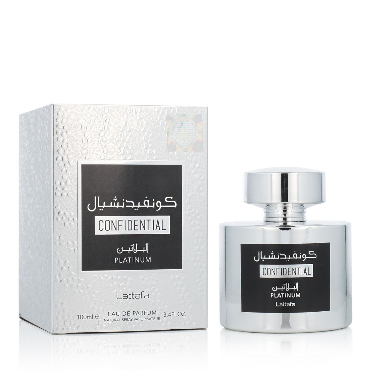 Perfume Hombre Lattafa CONFIDENTIAL PLATINUM
