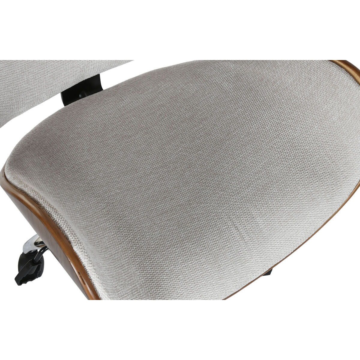 Silla de Oficina Home ESPRIT Marrón Beige Plateado