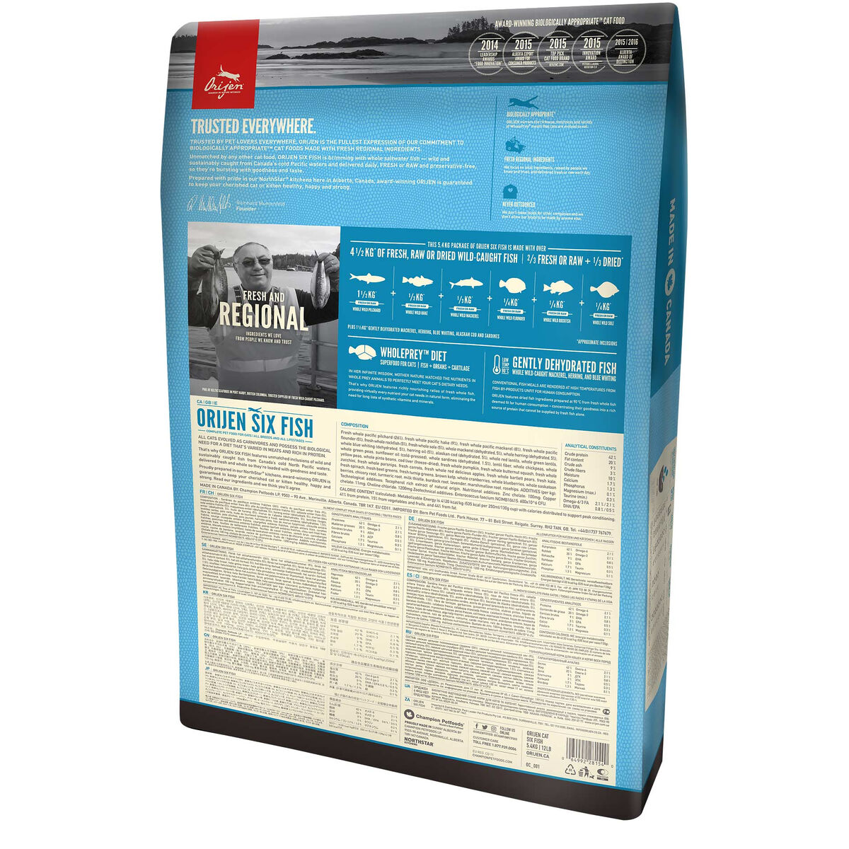 Comida para gato Orijen Pescado 1,8 kg