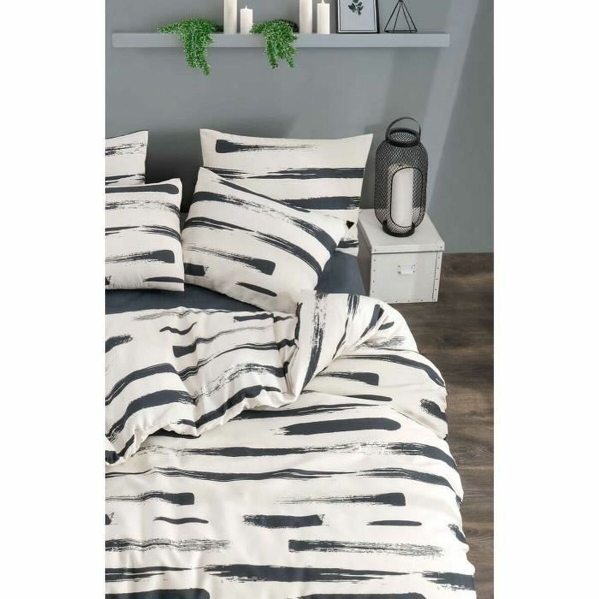 Juego de funda nórdica Blanco Cama de 200 3 Piezas