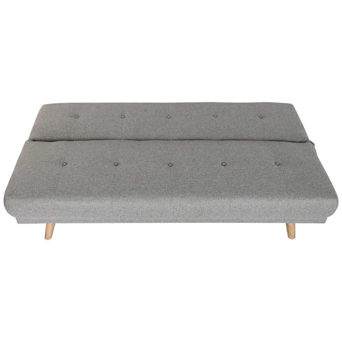Sofá Cama Home ESPRIT Gris Crema Scandi 172 x 80 x 76 cm